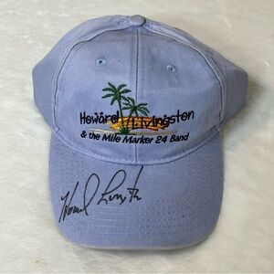 Howard Livingston Mile Marker 24 Band Hat Signed Autograph Trop Rock Cap
